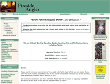 Tablet Screenshot of firesideangler.net